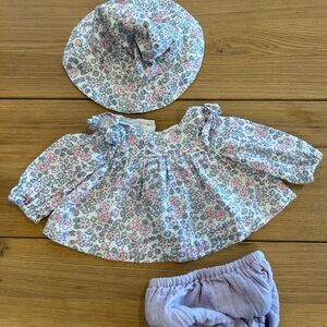 GAP Pink and Purple Floral Sun Hat